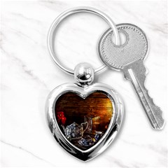 Sweets Tea Snacks Lamp Tea Snack Key Chain (heart) by Simbadda