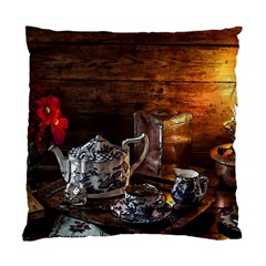 Sweets Tea Snacks Lamp Tea Snack Standard Cushion Case (two Sides) by Simbadda