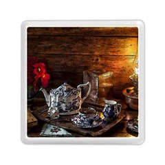 Sweets Tea Snacks Lamp Tea Snack Memory Card Reader (square) by Simbadda