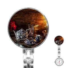 Sweets Tea Snacks Lamp Tea Snack Stainless Steel Nurses Watch by Simbadda