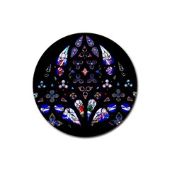 Arcelona Cathedral Spain Rubber Coaster (round)  by Simbadda