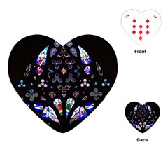 Arcelona Cathedral Spain Playing Cards Single Design (heart) by Simbadda