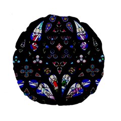 Arcelona Cathedral Spain Standard 15  Premium Round Cushions by Simbadda