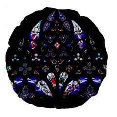 Arcelona Cathedral Spain Large 18  Premium Flano Round Cushions by Simbadda