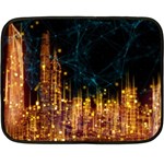 Architecture Buildings City Double Sided Fleece Blanket (Mini)  35 x27  Blanket Front