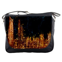 Architecture Buildings City Messenger Bag by Simbadda