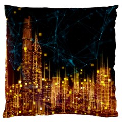 Architecture Buildings City Standard Flano Cushion Case (two Sides) by Simbadda