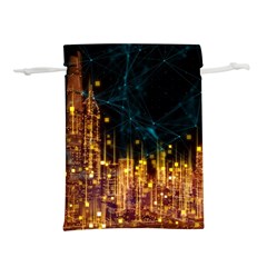 Architecture Buildings City Lightweight Drawstring Pouch (l) by Simbadda