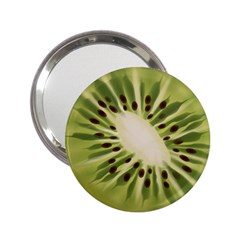 Kiwi Fruit Fresh Green Tasty Food 2 25  Handbag Mirrors by Simbadda