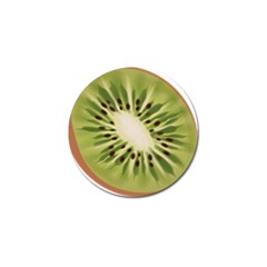 Kiwi Fruit Fresh Green Tasty Food Golf Ball Marker by Simbadda