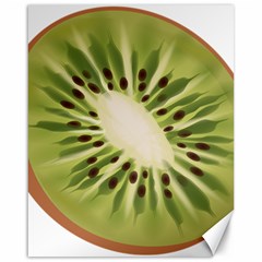 Kiwi Fruit Fresh Green Tasty Food Canvas 16  X 20  by Simbadda