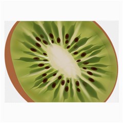 Kiwi Fruit Fresh Green Tasty Food Large Glasses Cloth by Simbadda