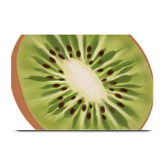 Kiwi Fruit Fresh Green Tasty Food Plate Mats by Simbadda