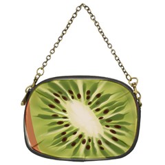 Kiwi Fruit Fresh Green Tasty Food Chain Purse (two Sides) by Simbadda