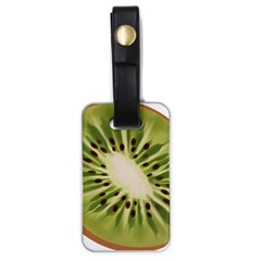 Kiwi Fruit Fresh Green Tasty Food Luggage Tag (one Side) by Simbadda