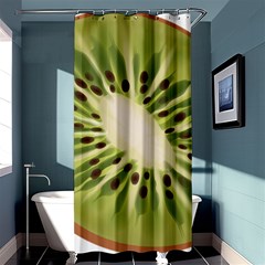 Kiwi Fruit Fresh Green Tasty Food Shower Curtain 36  X 72  (stall)  by Simbadda