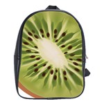 Kiwi Fruit Fresh Green Tasty Food School Bag (XL) Front