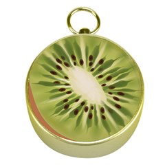 Kiwi Fruit Fresh Green Tasty Food Gold Compasses by Simbadda