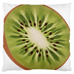 Kiwi Fruit Fresh Green Tasty Food Standard Flano Cushion Case (one Side) by Simbadda