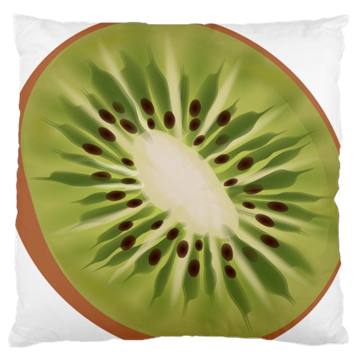 Kiwi Fruit Fresh Green Tasty Food Standard Flano Cushion Case (One Side)