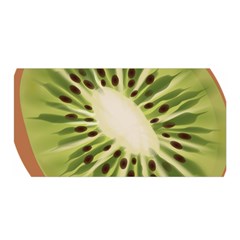 Kiwi Fruit Fresh Green Tasty Food Satin Wrap by Simbadda