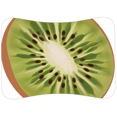 Kiwi Fruit Fresh Green Tasty Food Velour Seat Head Rest Cushion by Simbadda