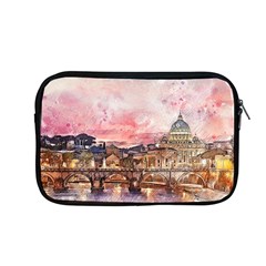 City Buildings Bridge Water River Apple Macbook Pro 13  Zipper Case by Simbadda