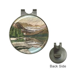 Glacier National Park Scenic View Hat Clips With Golf Markers by Simbadda