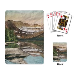 Glacier National Park Scenic View Playing Cards Single Design (rectangle) by Simbadda