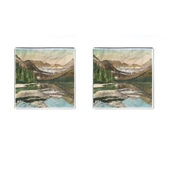 Glacier National Park Scenic View Cufflinks (square) by Simbadda