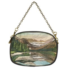 Glacier National Park Scenic View Chain Purse (one Side) by Simbadda