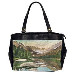 Glacier National Park Scenic View Oversize Office Handbag (2 Sides) by Simbadda