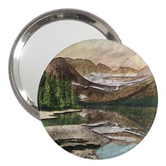 Glacier National Park Scenic View 3  Handbag Mirrors by Simbadda