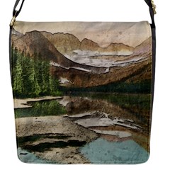 Glacier National Park Scenic View Flap Closure Messenger Bag (s) by Simbadda