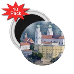 Architecture Old Sky Travel 2 25  Magnets (10 Pack)  by Simbadda