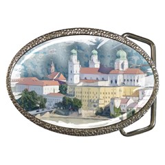 Architecture Old Sky Travel Belt Buckles by Simbadda