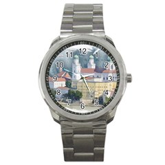 Architecture Old Sky Travel Sport Metal Watch by Simbadda