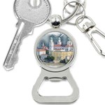 Architecture Old Sky Travel Bottle Opener Key Chain Front