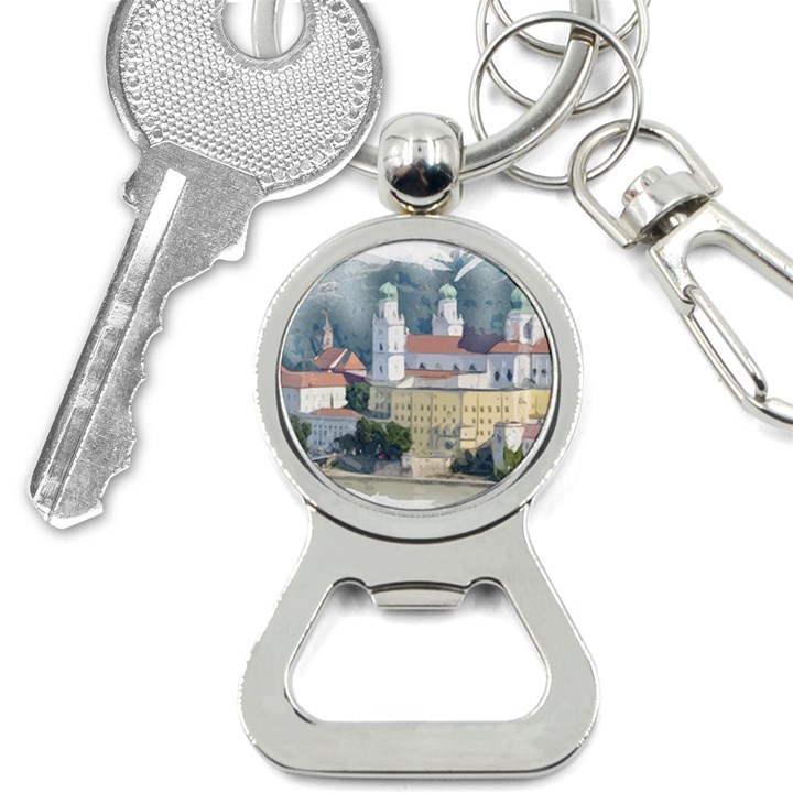 Architecture Old Sky Travel Bottle Opener Key Chain