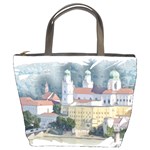 Architecture Old Sky Travel Bucket Bag Front