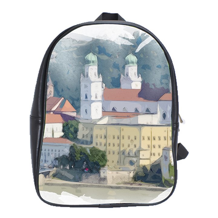 Architecture Old Sky Travel School Bag (Large)