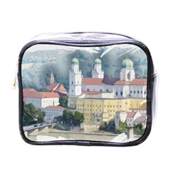 Architecture Old Sky Travel Mini Toiletries Bag (one Side) by Simbadda