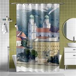 Architecture Old Sky Travel Shower Curtain 48  x 72  (Small)  Curtain(48  X 72 ) - 42.18 x64.8  Curtain(48  X 72 )