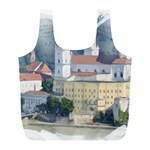 Architecture Old Sky Travel Full Print Recycle Bag (L) Back