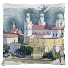 Architecture Old Sky Travel Standard Flano Cushion Case (two Sides) by Simbadda