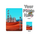 Castle Landscape Mountains Hills Playing Cards 54 Designs (Mini) Front - Joker1