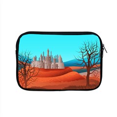 Castle Landscape Mountains Hills Apple Macbook Pro 15  Zipper Case by Simbadda