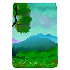 Landscape Illustration Nature Tree Removable Flap Cover (s) by Simbadda