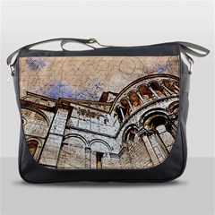 Building Architecture Columns Messenger Bag by Simbadda