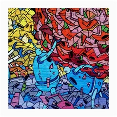 Graffiti Wall Mural Painting Arts Medium Glasses Cloth (2 Sides)